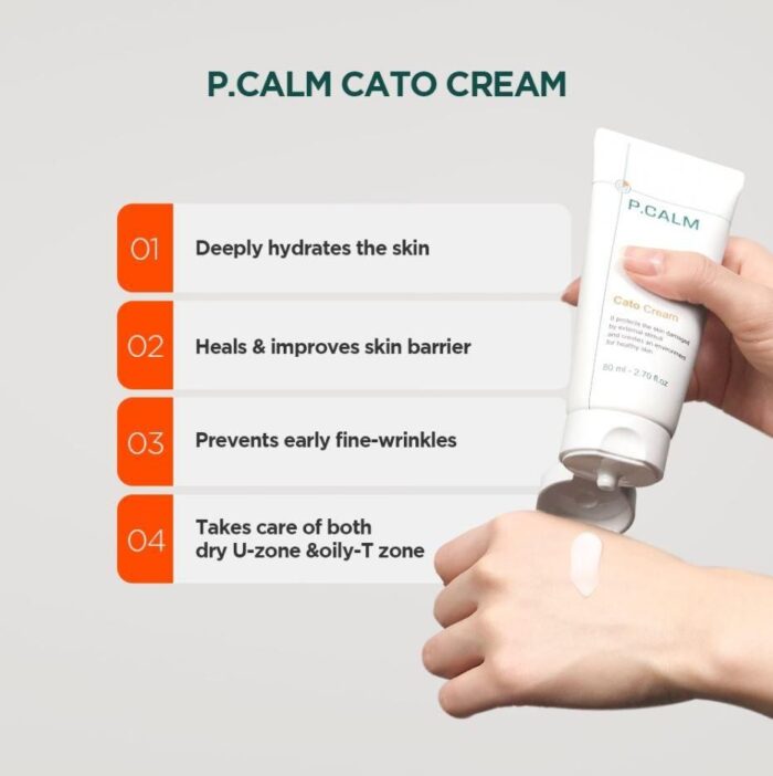 P.CALM Cato Cream 80ml - EmpressKorea