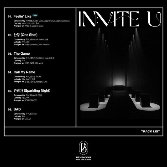 PENTAGON - 12th Mini Album: IN:VITE U - EmpressKorea