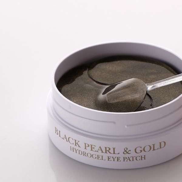 PETITFÉE Black Pearl & Gold Hydrogel Eye Patch 60 Sheet - EmpressKorea