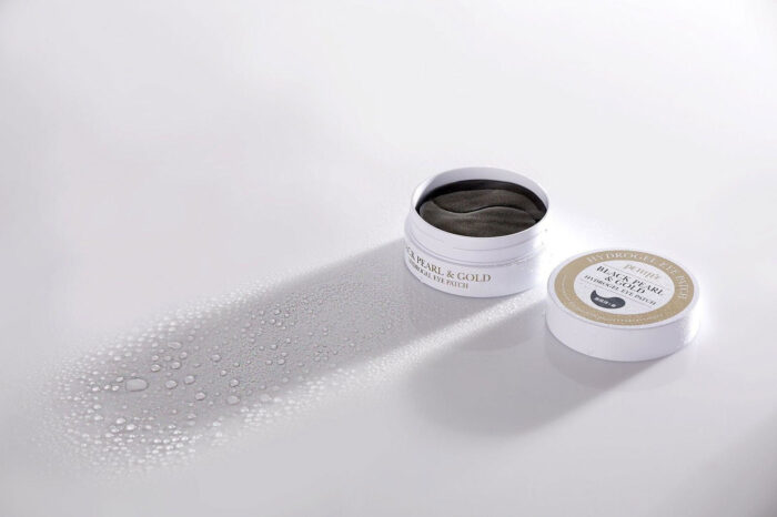 PETITFÉE Black Pearl & Gold Hydrogel Eye Patch 60 Sheet - EmpressKorea