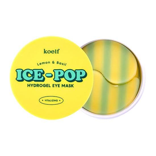 PETITFÉE Lemon & Basil Ice-Pop Hydrogel Eye Mask 84g(60pcs) - EmpressKorea
