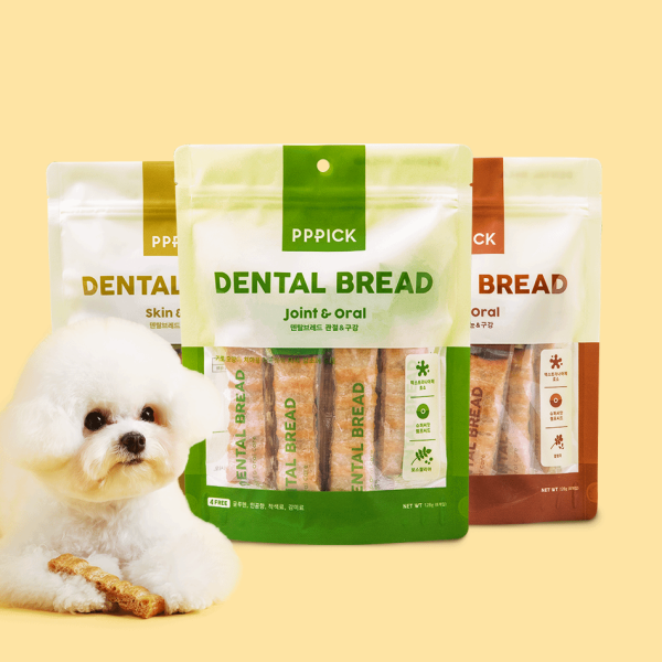 PPPICK Dental Bread 3Types 128g - EmpressKorea