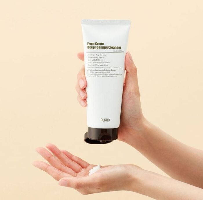 PURITO From Green Deep Foaming Cleansing Foam 150ml - EmpressKorea