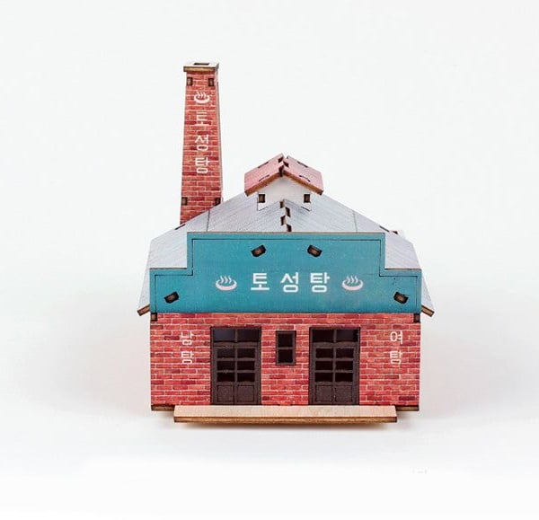 PUZZLESARANG mini wooden three-dimensional puzzle - Yeonggongbang Toseongtang - EmpressKorea