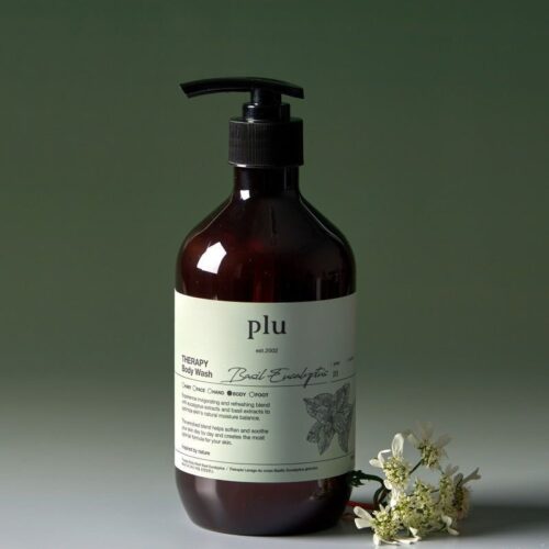 Plu Therapy Body Wash Basil Eucalyptus 500g - EmpressKorea