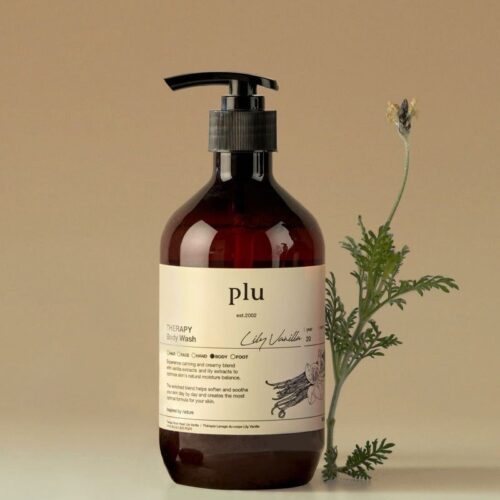 Plu Therapy Body Wash Lily Vanilla 500g - EmpressKorea