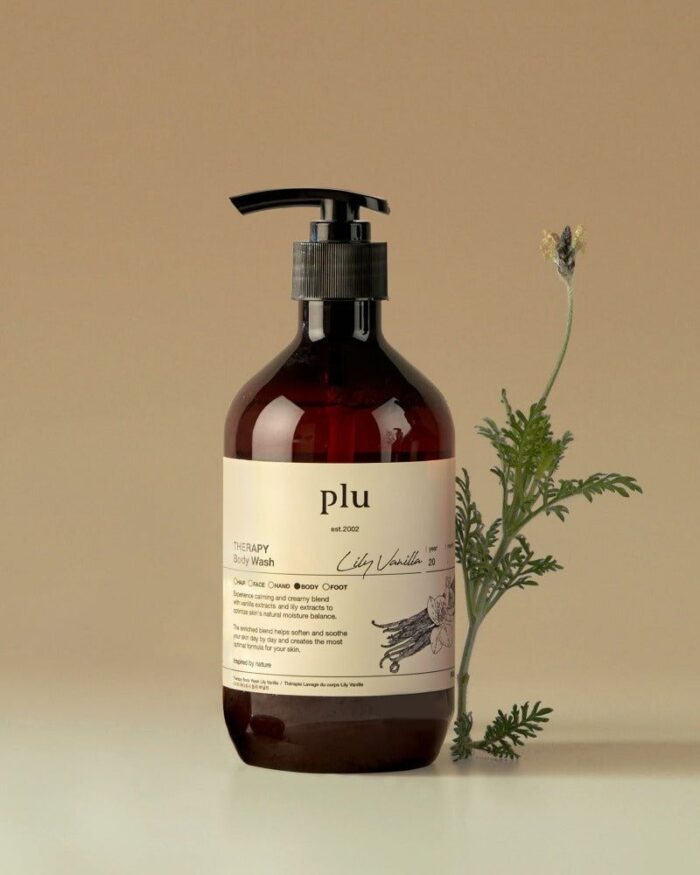 Plu Therapy Body Wash Lily Vanilla 500g - EmpressKorea