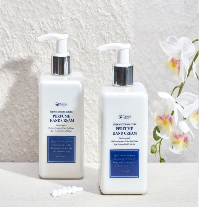 Pogonia Boardring  Eczema Perfume Hand Cream Highly Moisturizing Lotion Large Capacity 300ml - EmpressKorea