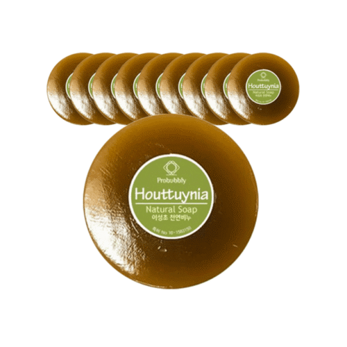 Probubbly Houttuynia Natural Soap 110g 10 pcs - EmpressKorea