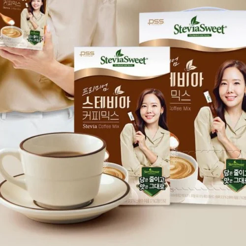 Pulses Premium Stevia Coffee Mix Gold Edition Large diabetic coffee sugar free 9.5g x 100pcs - EmpressKorea