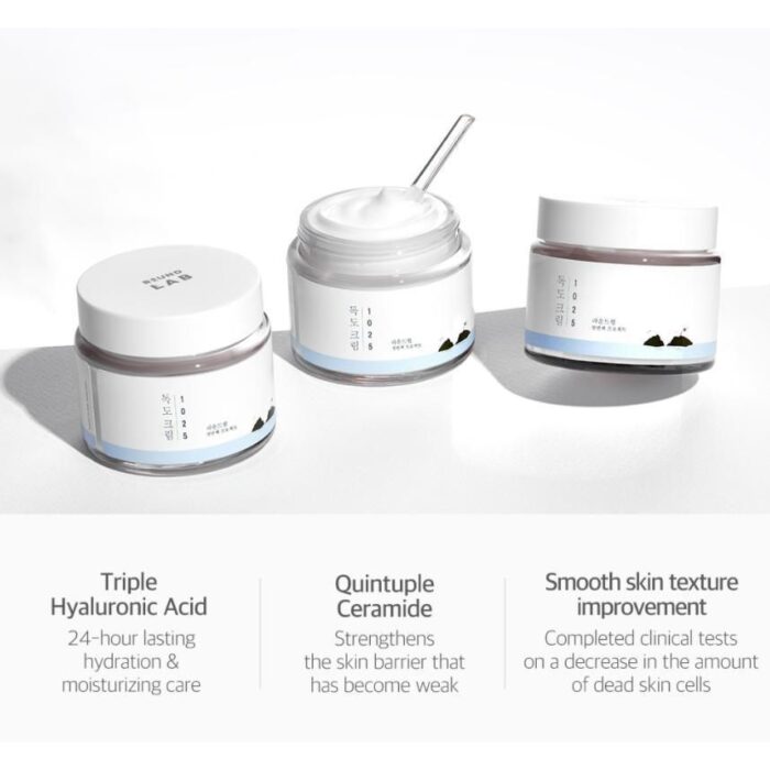 ROUND LAB 1025 Dokdo Cream 80ml - EmpressKorea