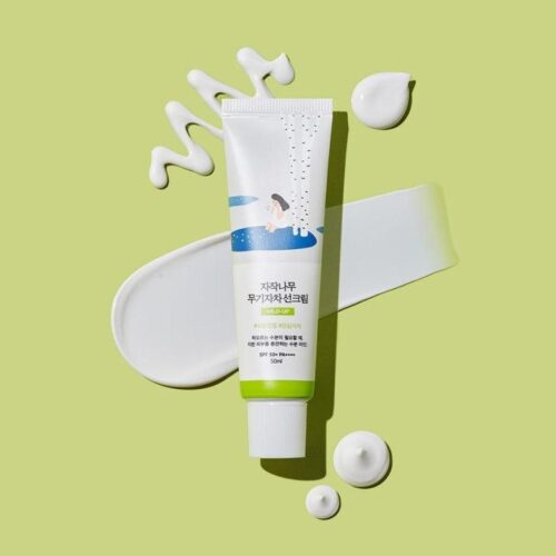 ROUND LAB Birch Juice Moisturizing Mild-Up Sun Cream SPF 50+ PA++++ 50ml - EmpressKorea