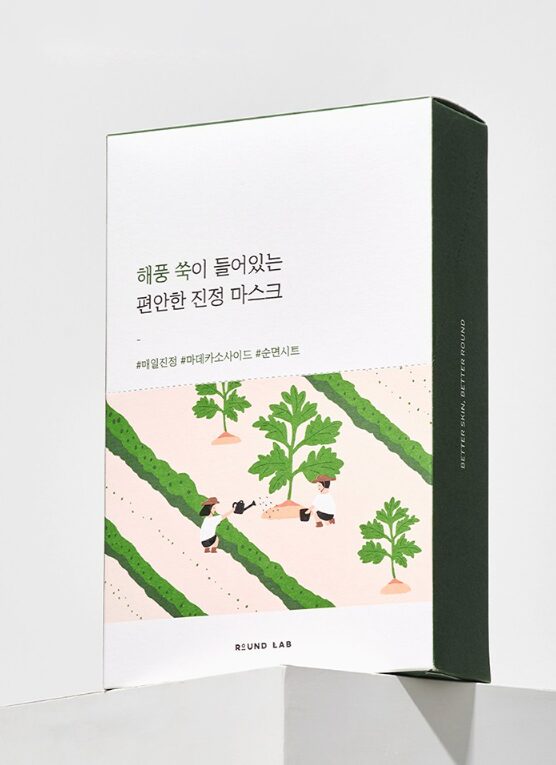 ROUND LAB Sea Breeze Mugwort Soothing Mask 25ml*10 - EmpressKorea
