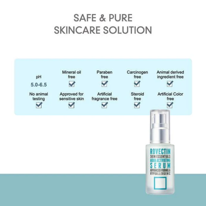 ROVECTIN Skin Essentials Aqua Activating Serum 35ml - EmpressKorea