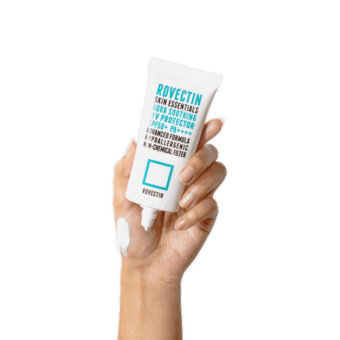 ROVECTIN Skin Essentials Aqua Soothing UV Protector SPF 50+ PA++++ 50ml - EmpressKorea