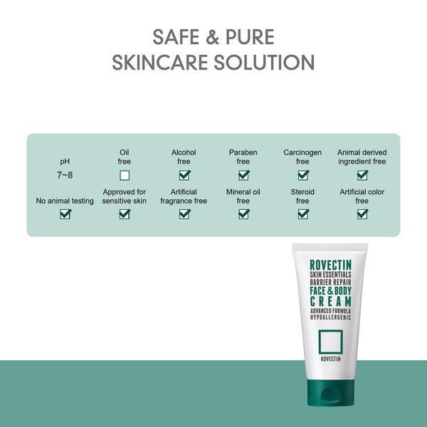 ROVECTIN Skin Essentials Barrier Repair Face & Body Cream 175ml - EmpressKorea