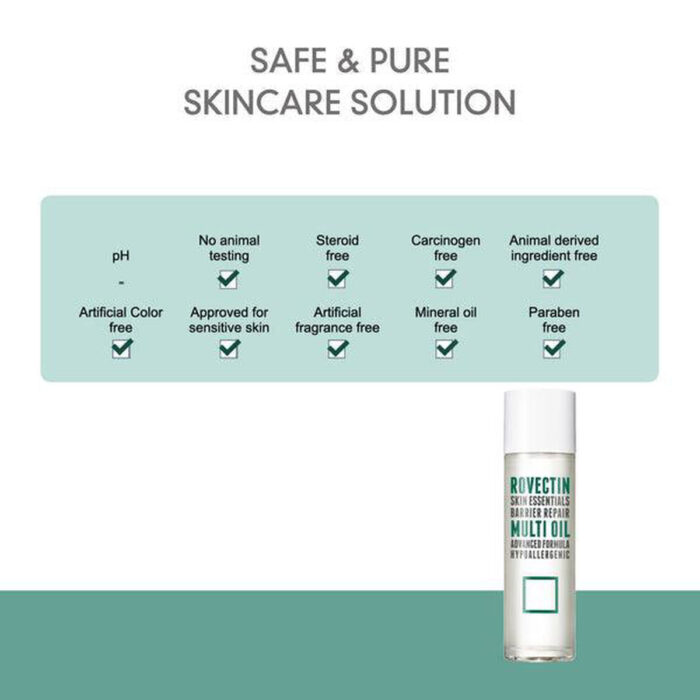 ROVECTIN Skin Essentials Barrier Repair Multi-Oil For Face & Body 100ml - EmpressKorea