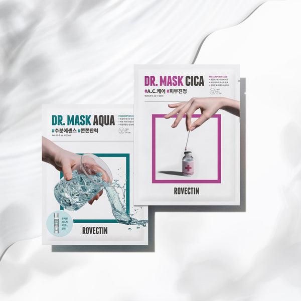 ROVECTIN Skin Essentials Dr. Mask Aqua 25ml*5EA - EmpressKorea
