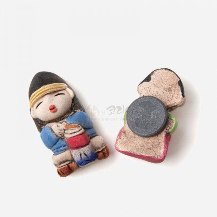 Refrigerator Magnet Red Clay-Cheongsa Lantern - Made in Korea - EmpressKorea