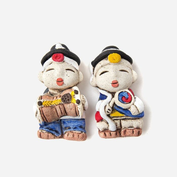 Refrigerator Magnet Red Clay-Nongak - Made in Korea - EmpressKorea