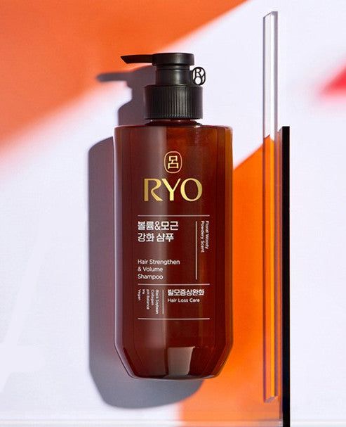 Ryo Heukun Volume Hair Root Strengthening Shampoo Woody Musk Fragrance 480ml - EmpressKorea