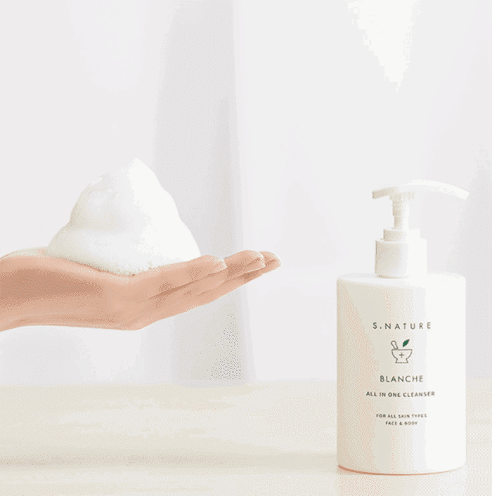 S.NATURE BLANCHE CLEANSER 260ml - EmpressKorea