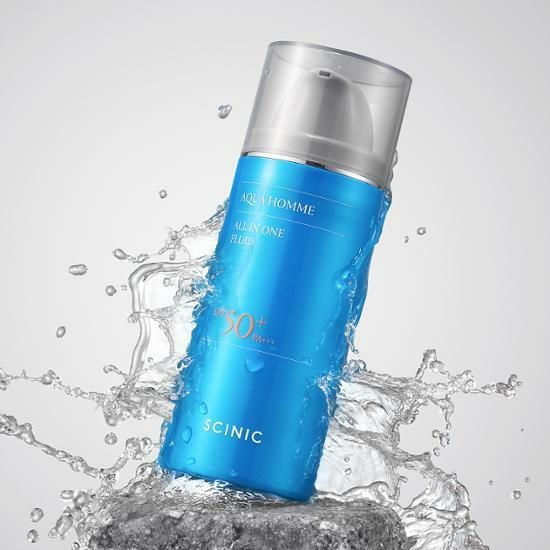 SCINIC Aqua Homme All In One Fluid 100ml - EmpressKorea