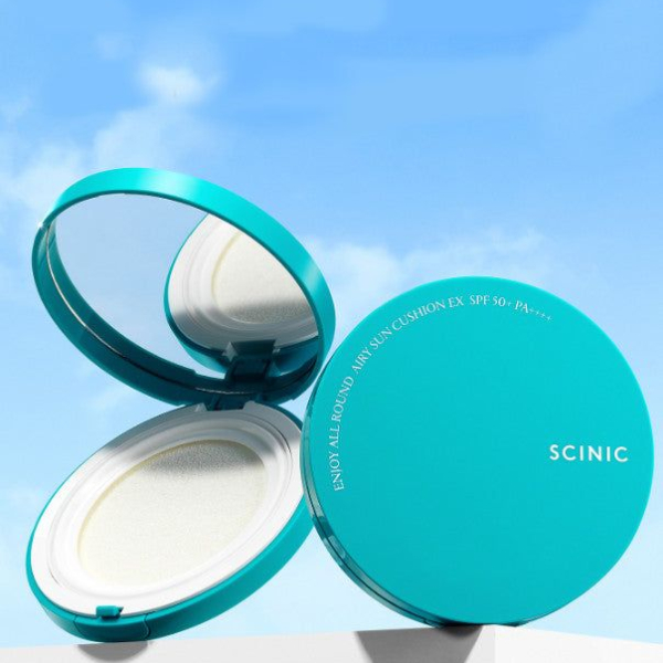 SCINIC Enjoy All Round Airy Sun Cushion EX SPF50+ PA++++ 25g - EmpressKorea