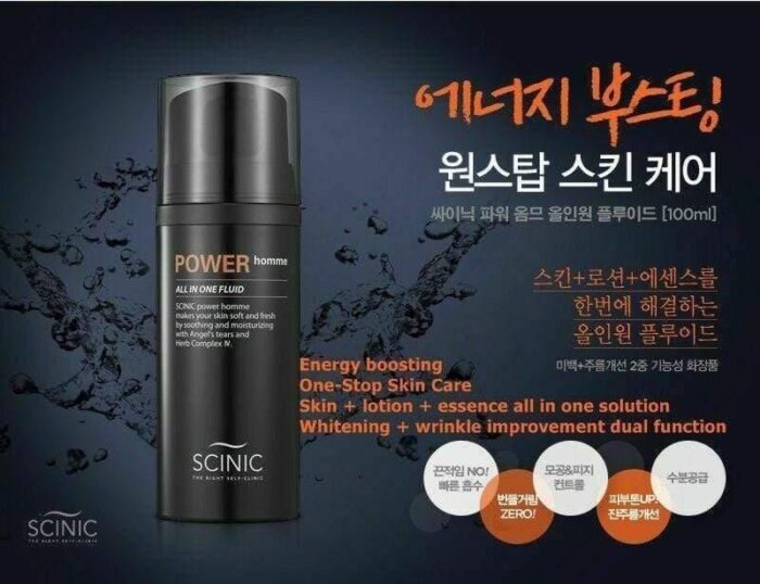 SCINIC Power Homme All In One Fluid 150ml - EmpressKorea