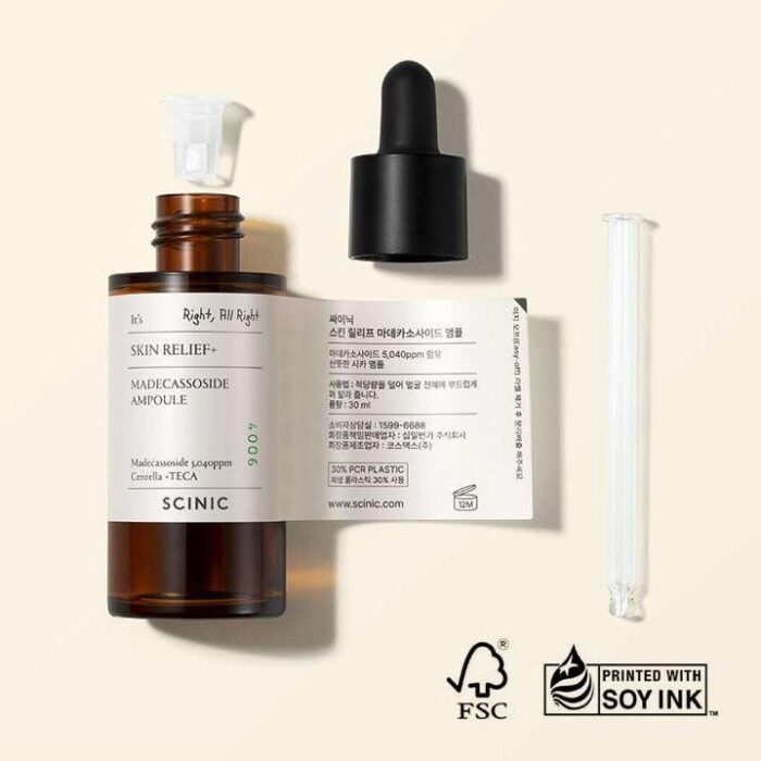 SCINIC Skin Relief+ Panthenol 30 Ampoule 30ml - EmpressKorea