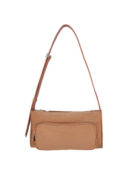 SEMICODE poster pocket bag - suede camel - EmpressKorea