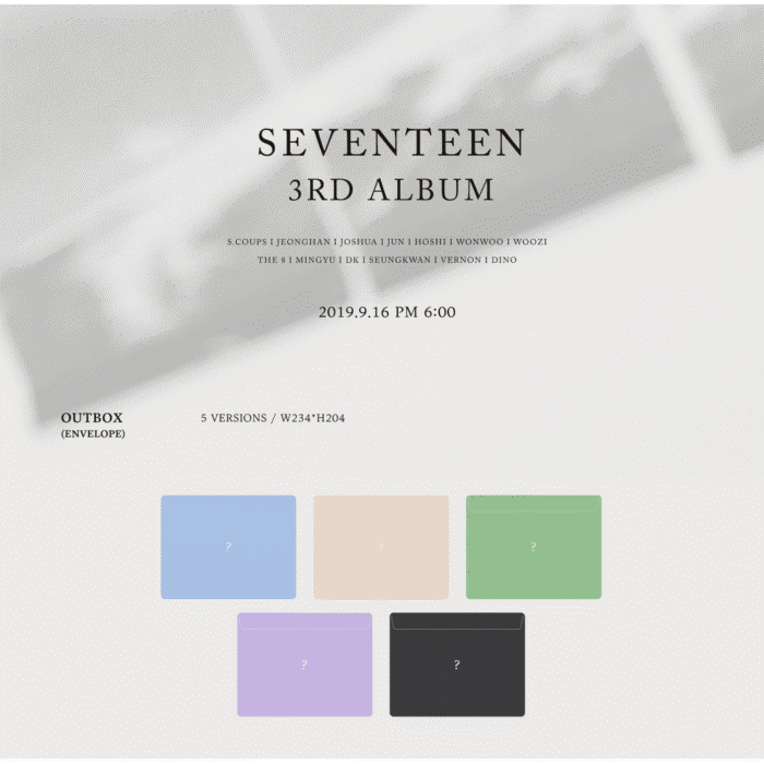 SEVENTEEN - 3rd Album: An Ode - EmpressKorea