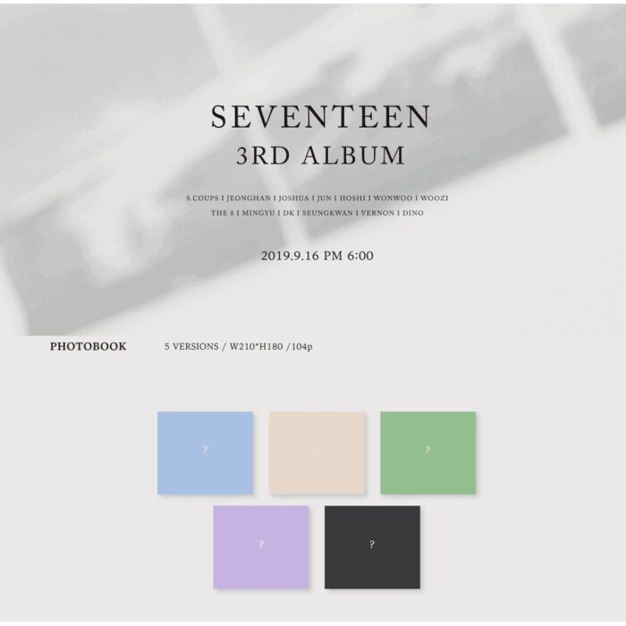 SEVENTEEN - 3rd Album: An Ode - EmpressKorea