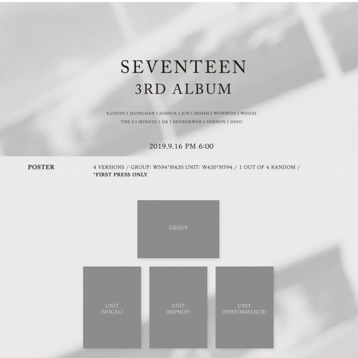 SEVENTEEN - 3rd Album: An Ode - EmpressKorea