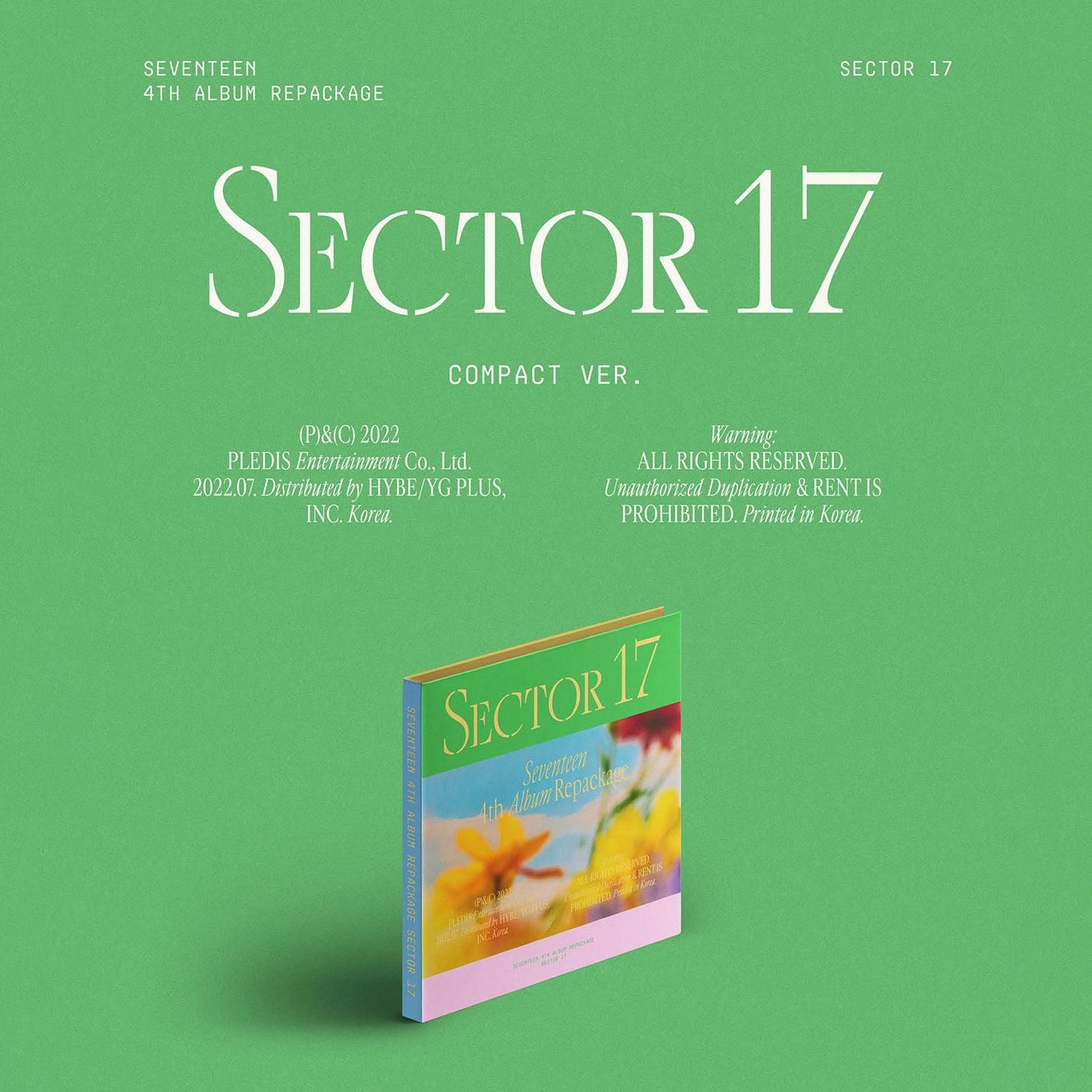 SEVENTEEN - 4th Album Repackage: SECTOR 17 (Compact Ver.) - EmpressKorea