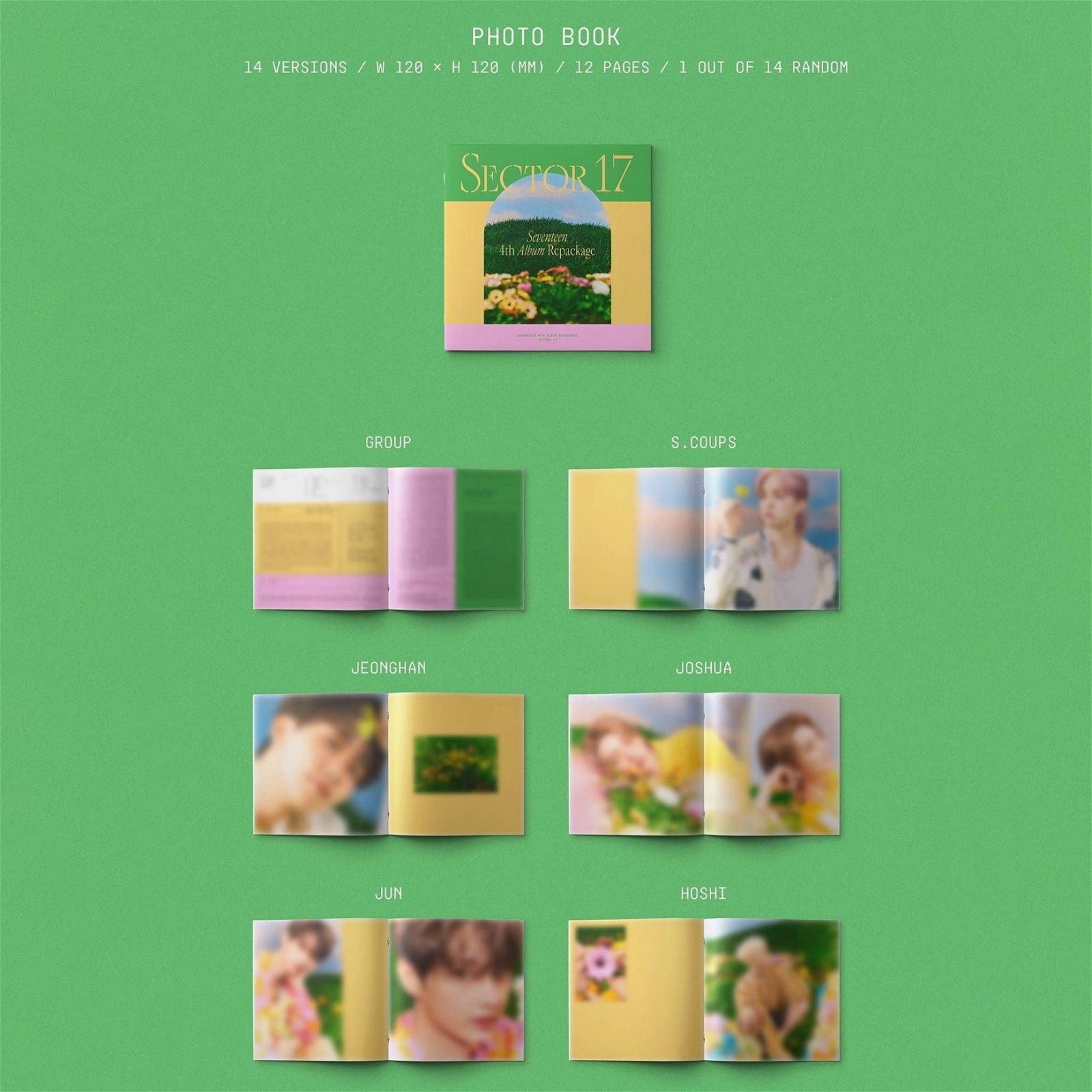 SEVENTEEN - 4th Album Repackage: SECTOR 17 (Compact Ver.) - EmpressKorea