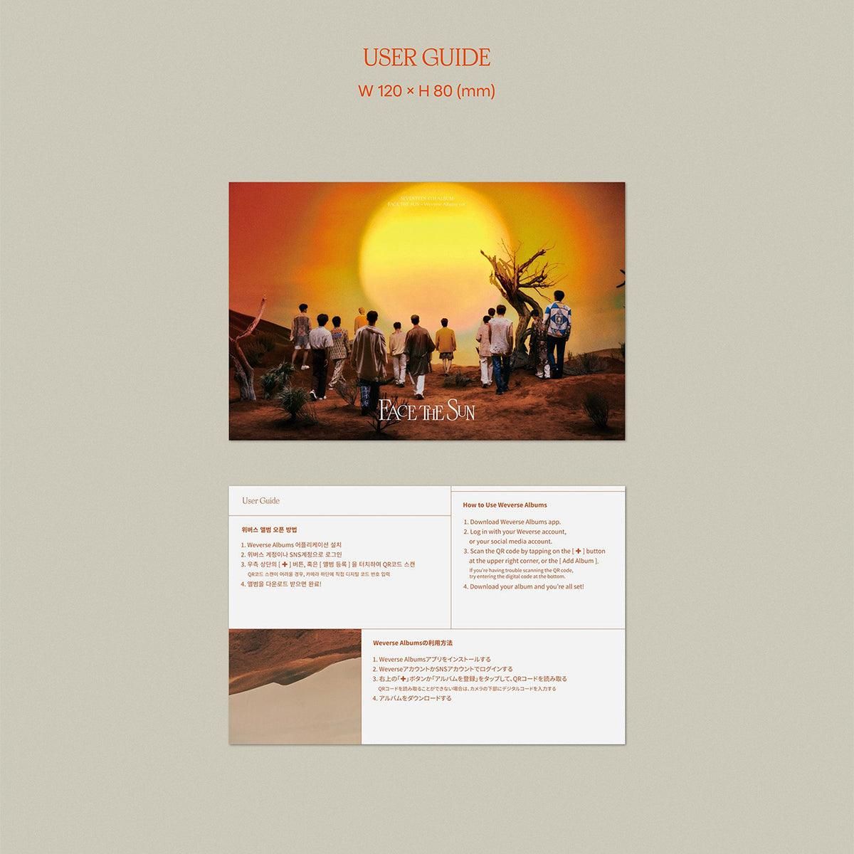 SEVENTEEN - 4th Full Album: FACE THE SUN (Weverse Albums ver.) - EmpressKorea