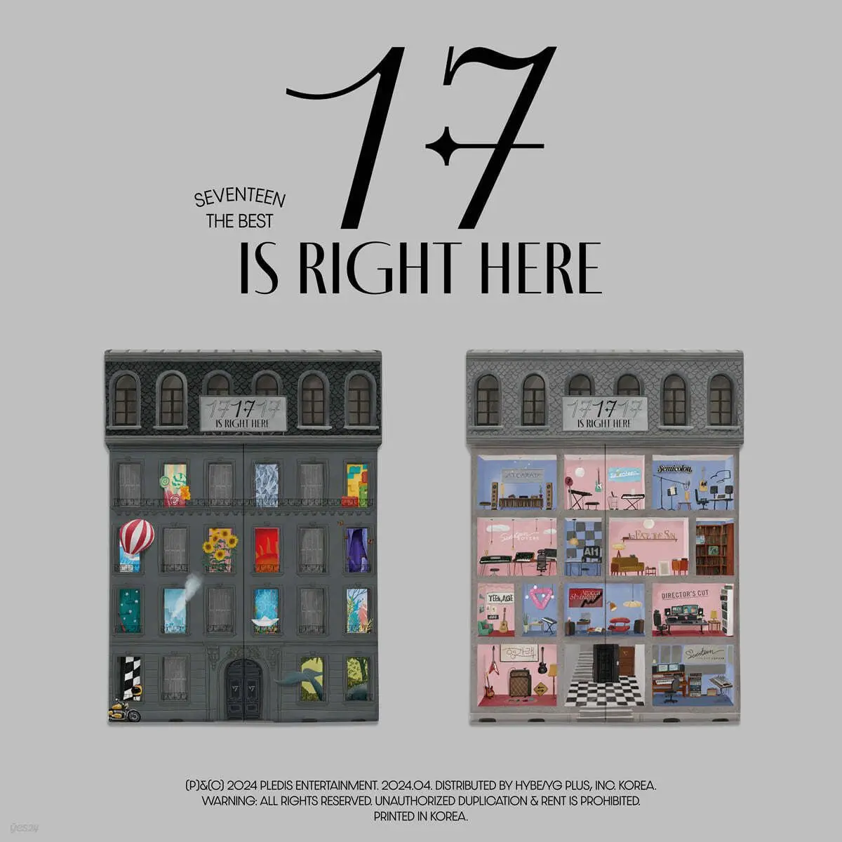 SEVENTEEN - SEVENTEEN BEST ALBUM '17 IS RIGHT HERE' - EmpressKorea