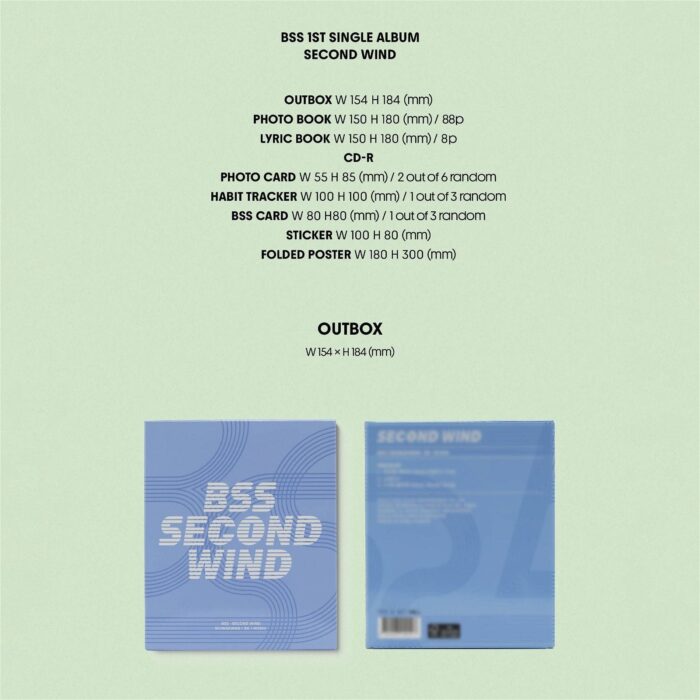 SEVENTEEN BSS - 1st Single Album: SECOND WIND - EmpressKorea