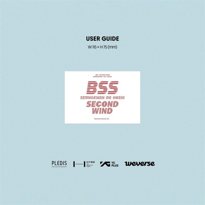 SEVENTEEN BSS - 1st Single Album: SECOND WIND (Weverse Albums Ver.) - EmpressKorea
