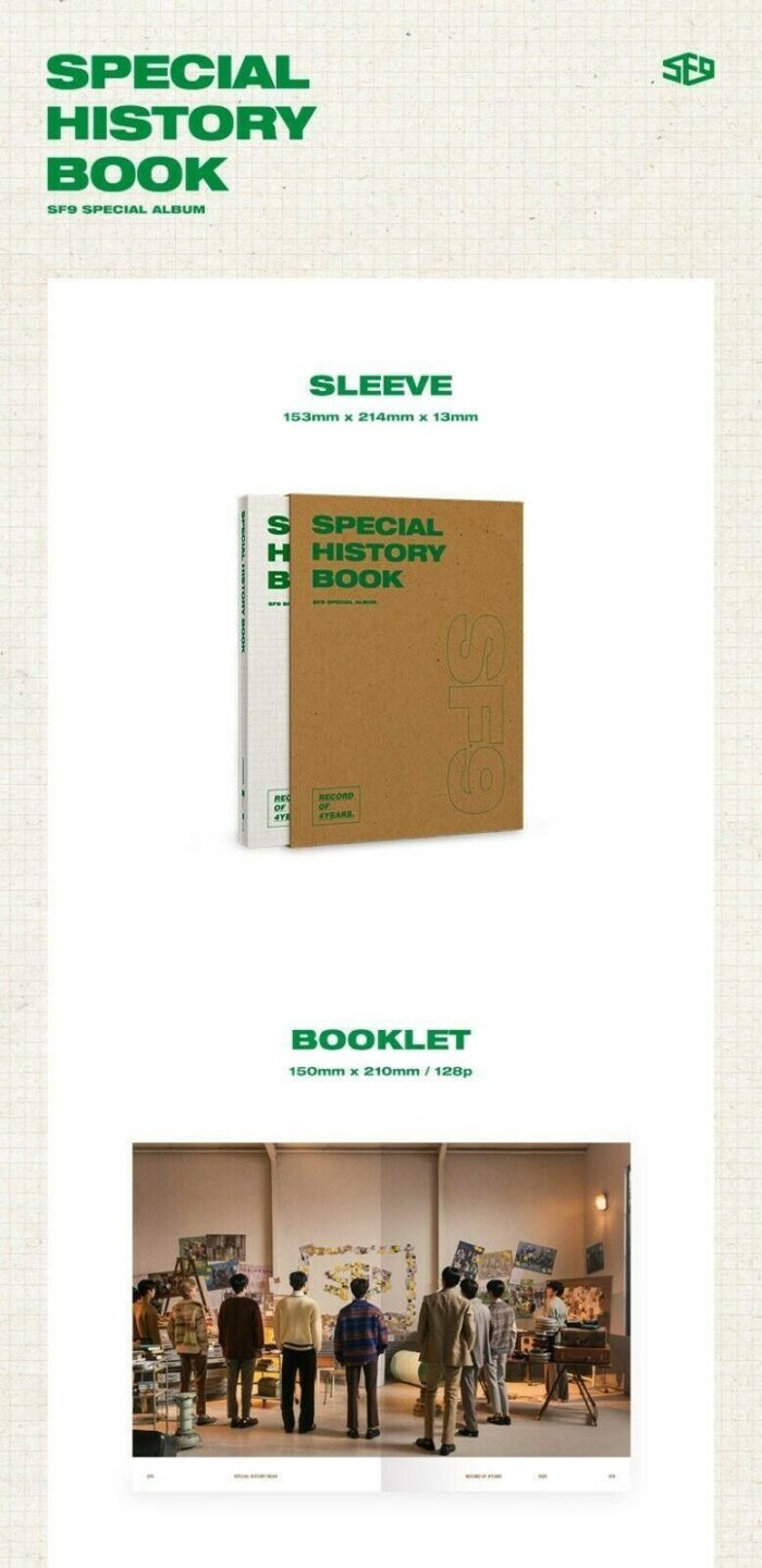 SF9 - Special Album: SPECIAL HISTORY BOOK - EmpressKorea