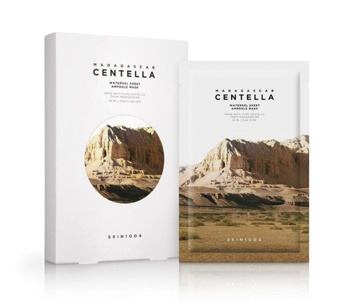 SKIN1004 Madagascar Centella Watergel Sheet Ampoule Mask 25ml*5EA - EmpressKorea