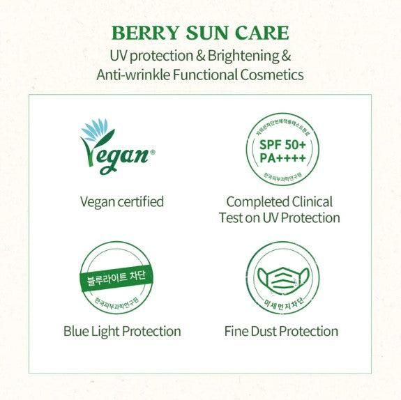 SKINFOOD Berry Soothing Sun Cream SPF 50+ PA++++ 50ml - EmpressKorea