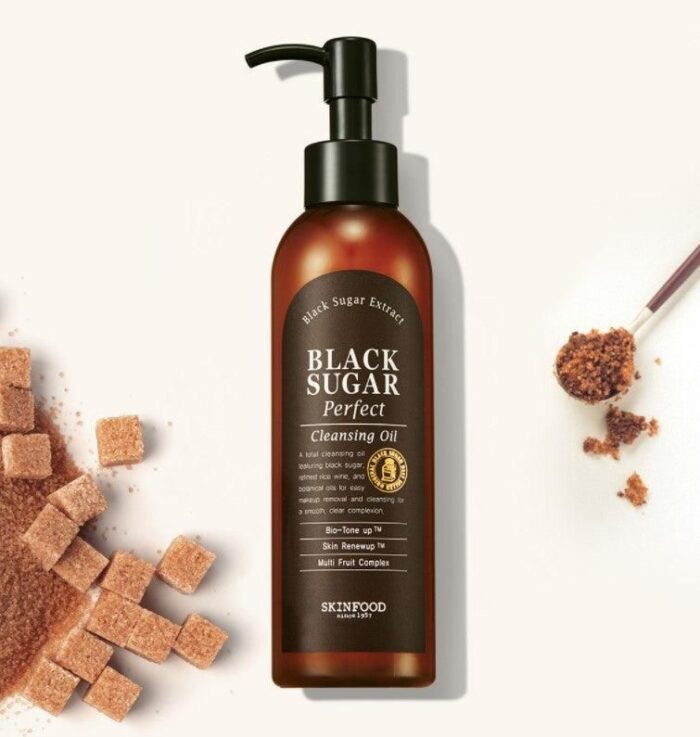SKINFOOD Black Sugar Perfect Cleansing Oil 200ml - EmpressKorea