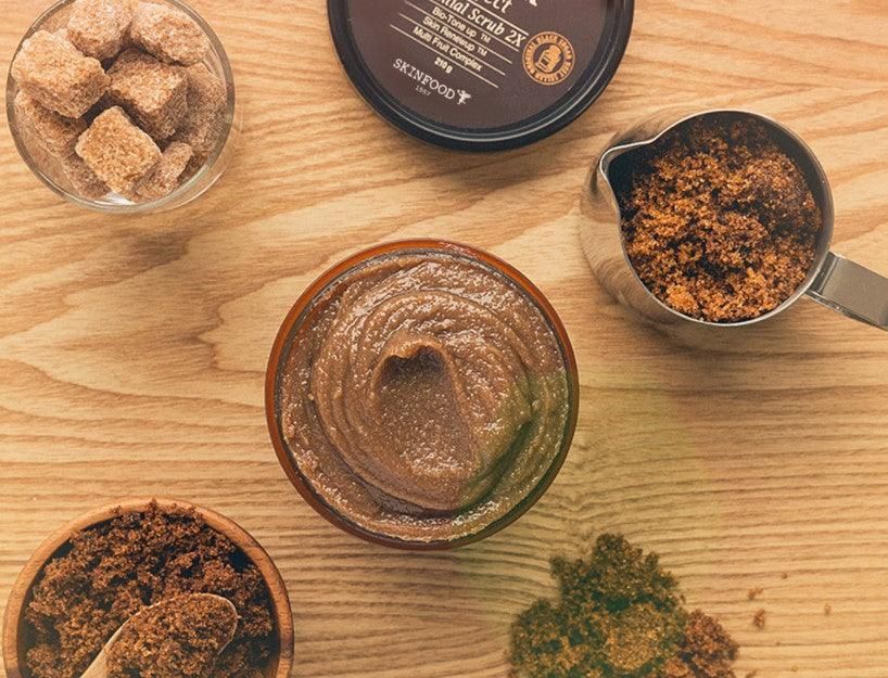 SKINFOOD Black Sugar Perfect Essential Scrub 2X 210g - EmpressKorea