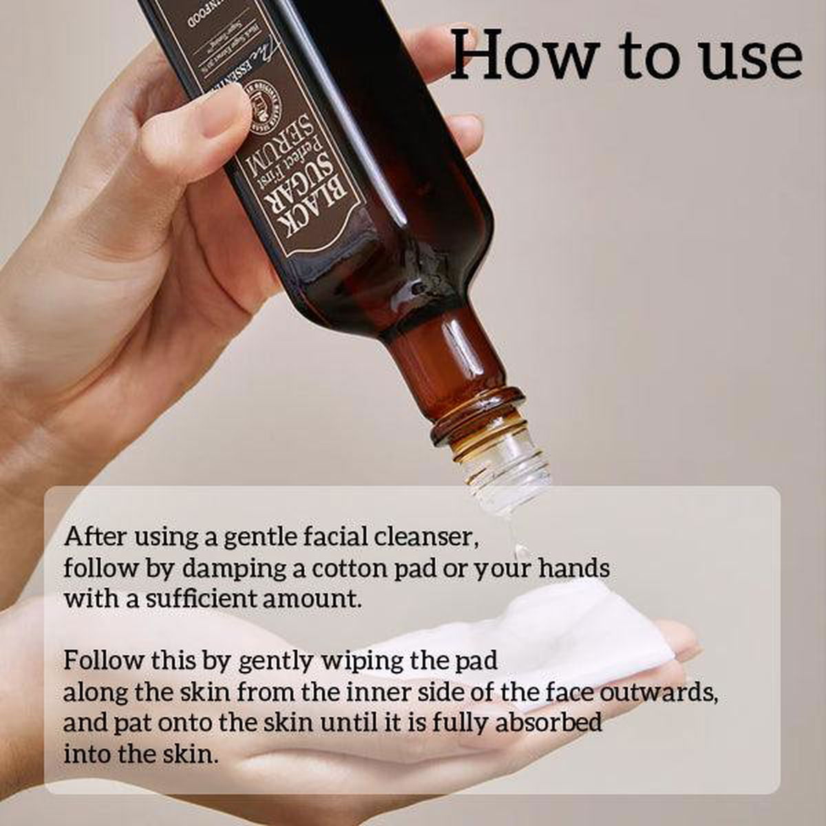 SKINFOOD Black Sugar Perfect First Serum The Essential 120ml - EmpressKorea