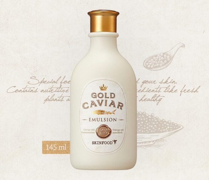 SKINFOOD Gold Caviar EX Emulsion 145ml - EmpressKorea