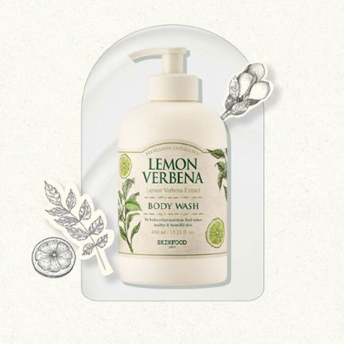 SKINFOOD Lemon Verbena Body Wash 450ml - EmpressKorea