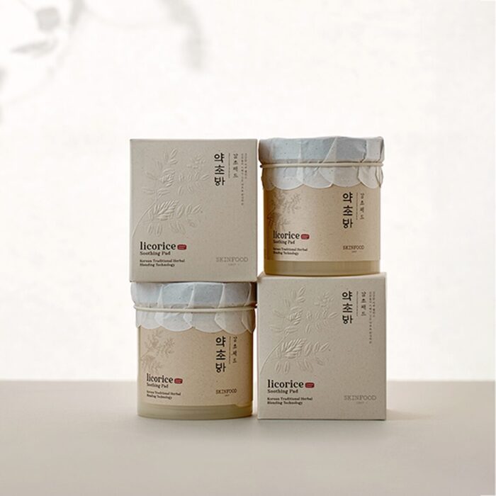 SKINFOOD Licorice Soothing Pad 250g 60pcs - EmpressKorea