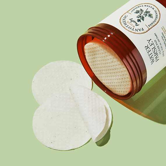 SKINFOOD Pantothenic Water Parsley Clear Pad 250ml 60Pads - EmpressKorea